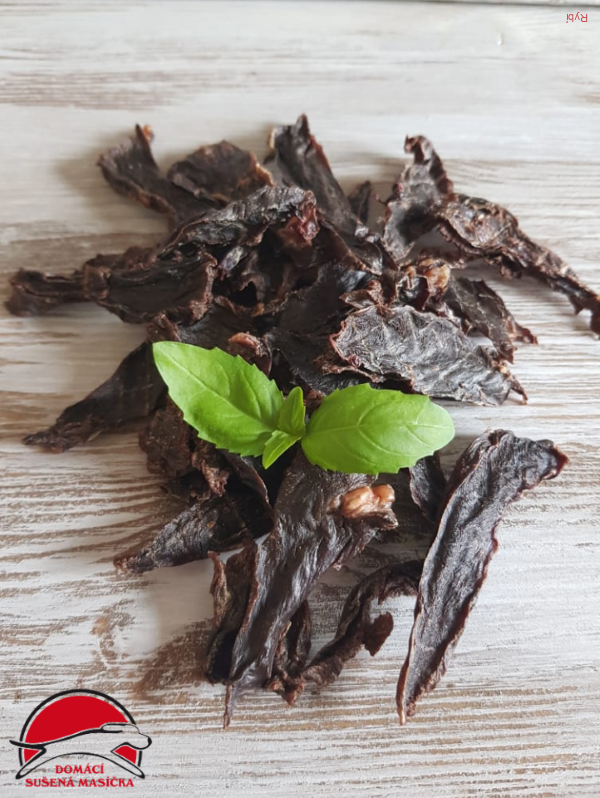 Domácí sušené jerky z vepřového srdíčka (35 g)