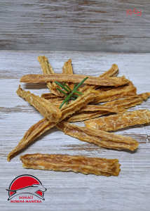 Domácí sušené hranolky z krůtího prsíčka cca 64 ks (80g)