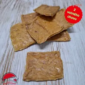 Domácí sušené keksíky z hovězího vemínka (90g)