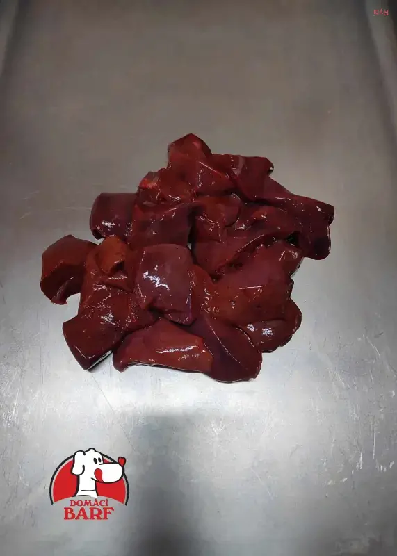 Farmářská vepřová játra – krájené kousky (500g)
