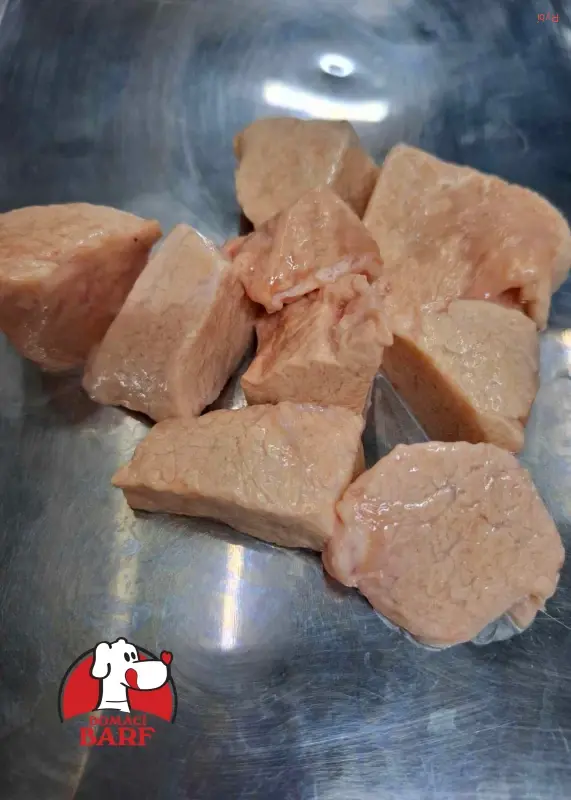 Farmářské hovězí vemínko – malé kostky (500g)  