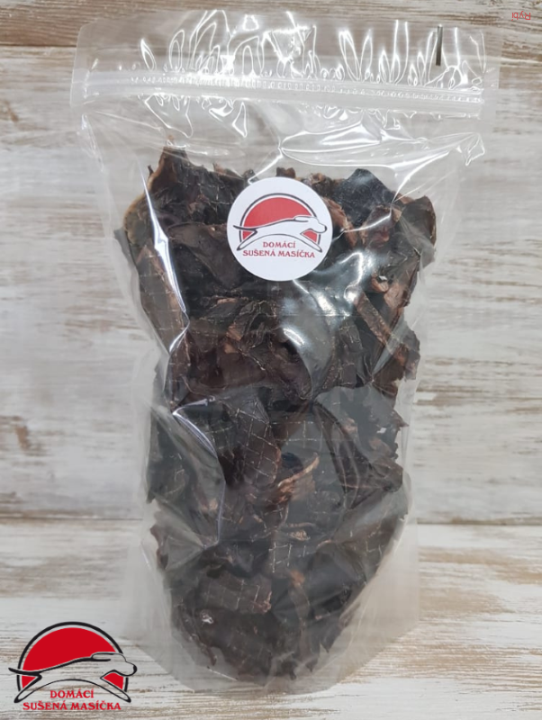 Domácí sušené jerky z vepřového srdíčka (220g)