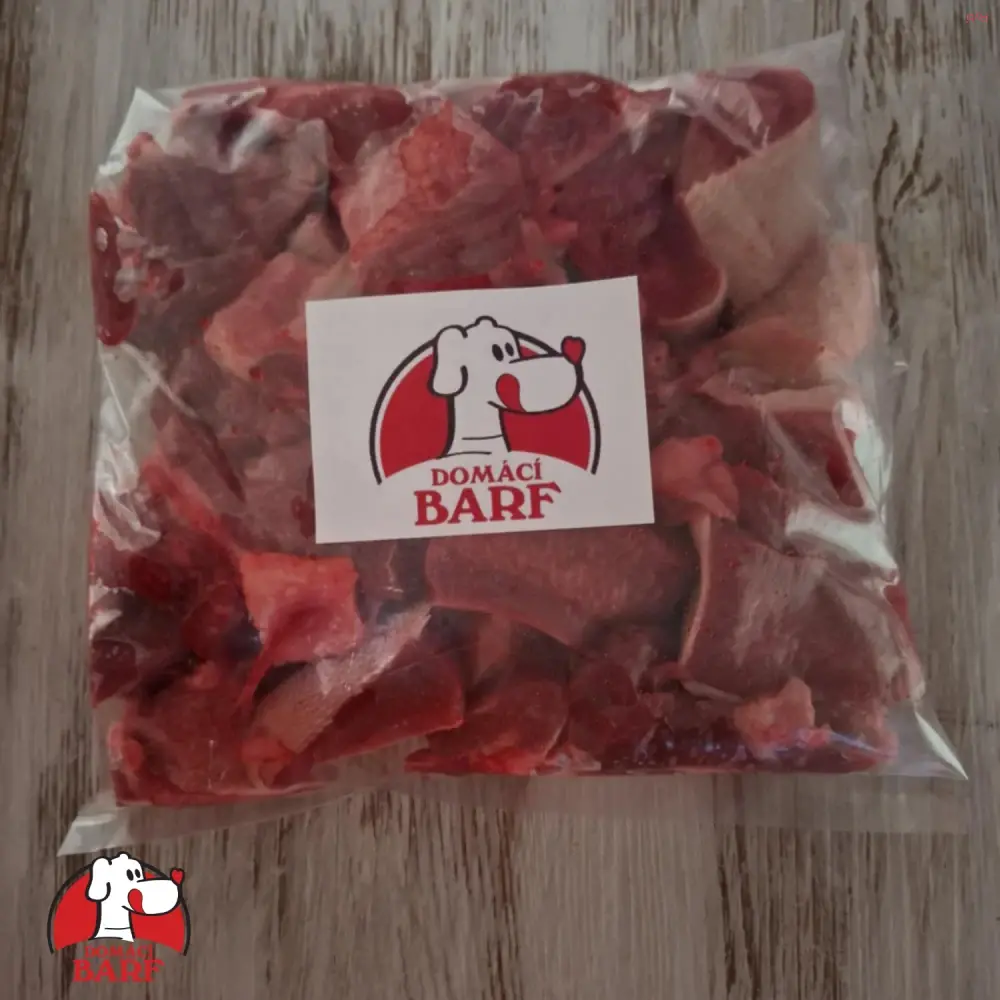 Farmářský telecí jazyk  – krájené kostky (800g)  