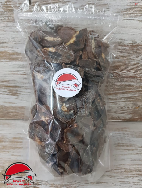 Domácí sušené penízky z vepřové ledvinky cca 210 ks (300g)