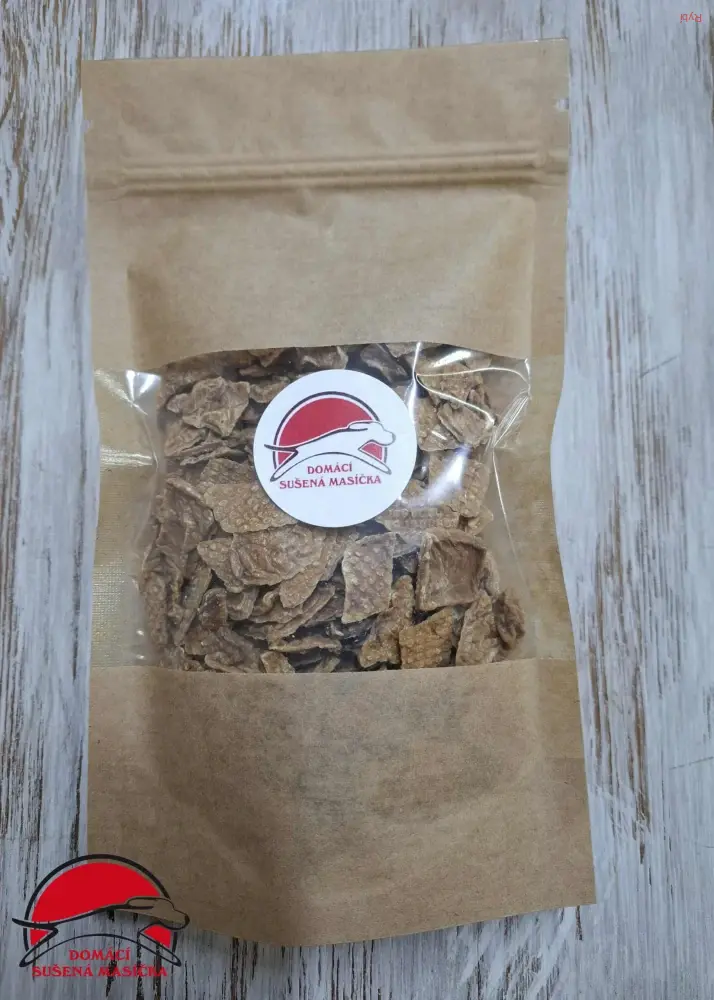 Domácí sušené Lupínky z hovězího vemínka 256 ks(80g)