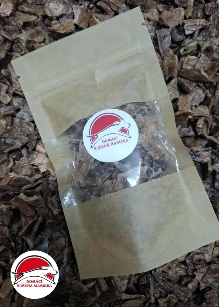 Domácí sušené mini kousky z vepřového plíčka s Arktickým krillem(15g)