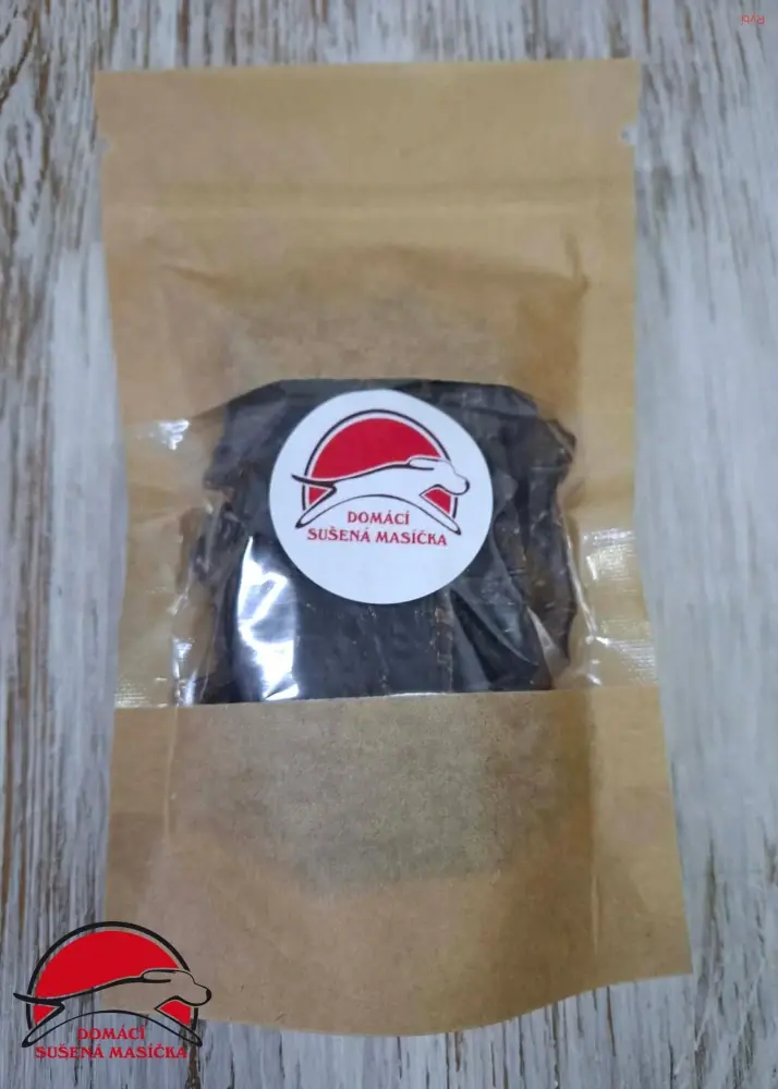 Domácí sušené jerky z Telecího srdíčka cca 24 ks(35g)