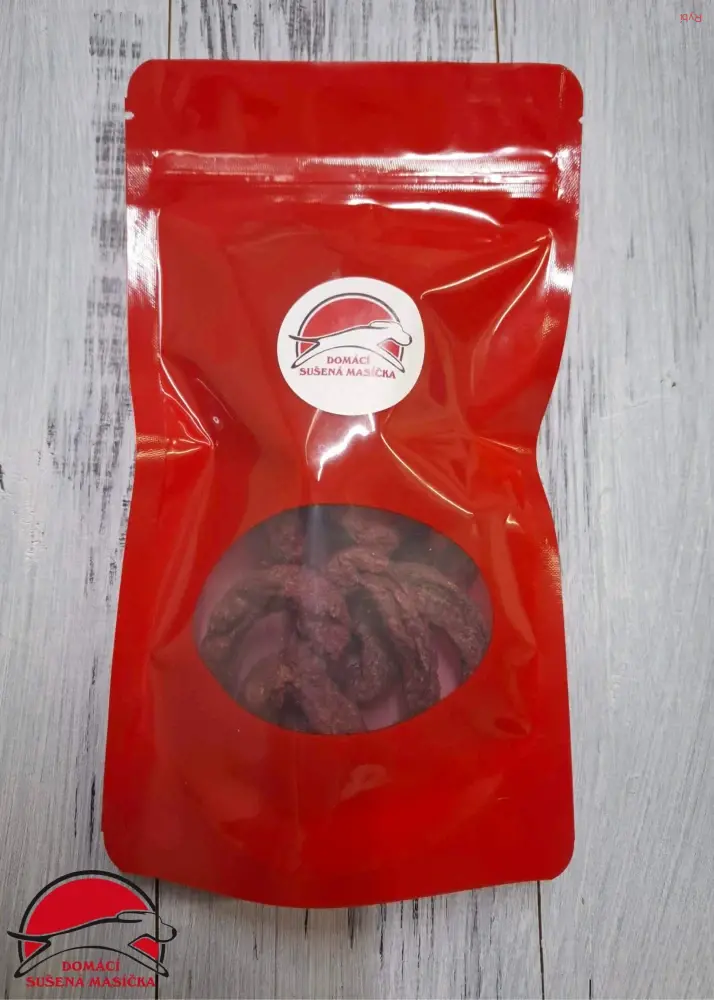 Domácí sušená SRDÍČKA s červenou řepou (60g)