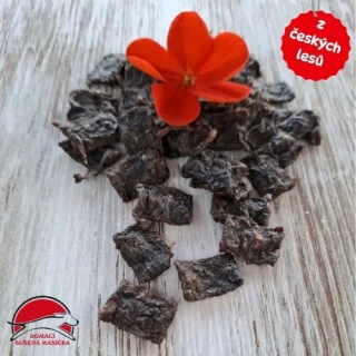 Domácí sušené Srnčí Flíčky  (100g) cca 250 Ks